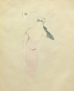 Yvette Guilbert, 1894 körül alkotó: Henri de Toulouse Lautrec